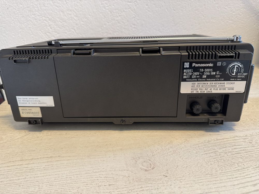 Panasonic Radios: Panasonic tr-5001s radio tb tape – D'occasion à Zunzgen par milesdavis76 6