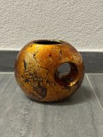 Vase design noir et doré