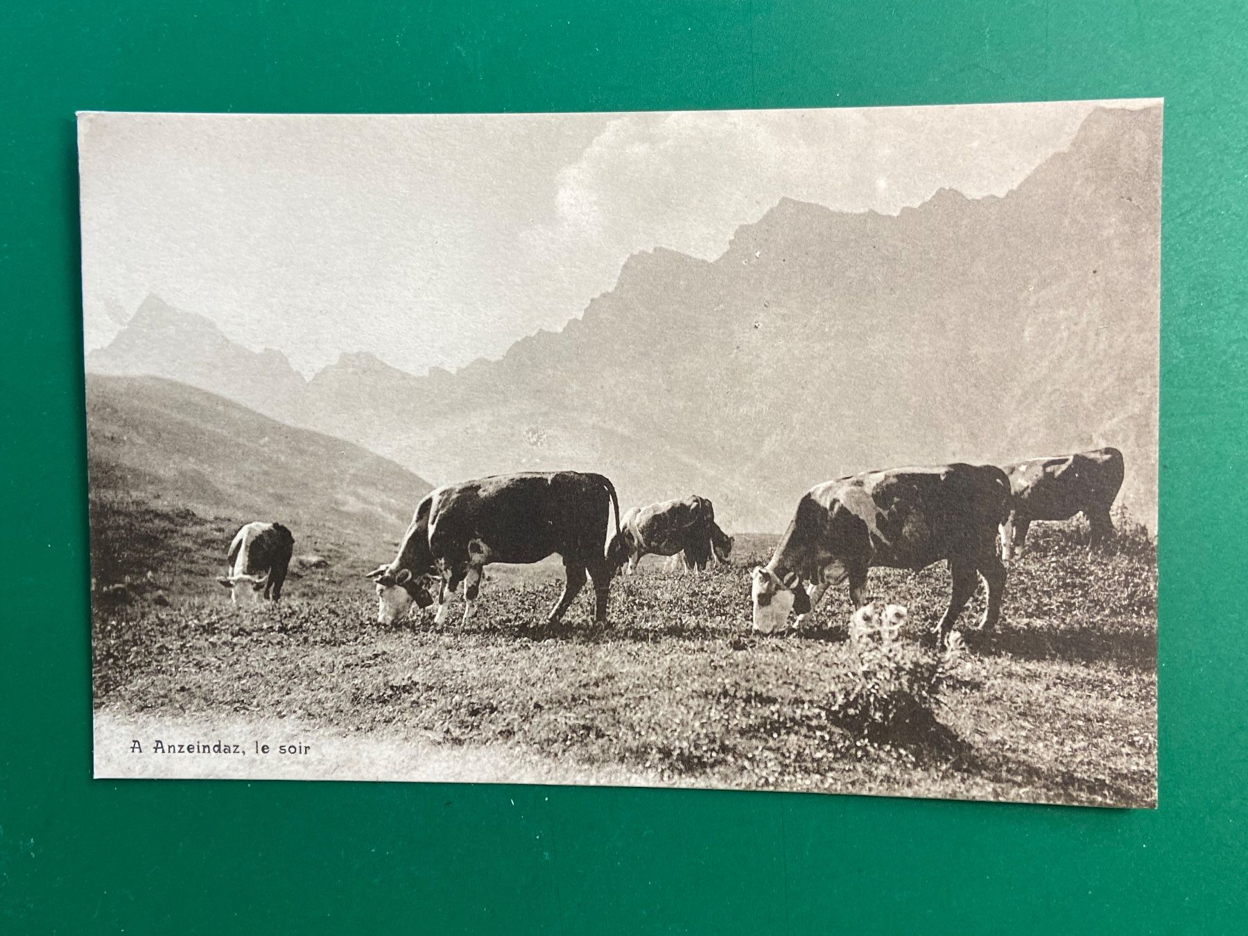 Cartoline postali: Anzeindaz, le soir – Usato da Steg VS venduto da _vinci_