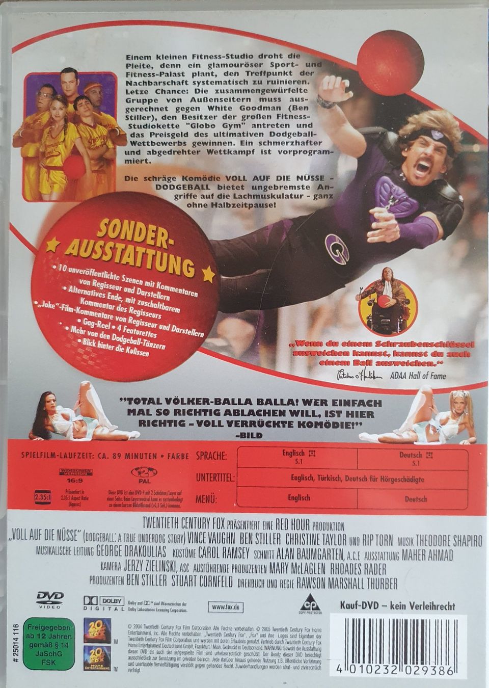 Tutti i DVDs: Dodgeball - Voll auf die Nüsse – Usato da Solothurn venduto da Daniel_SO 1