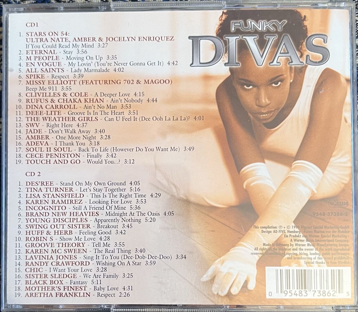 CDs: Funky Divas Doppel-CD Compilation guter Zustand – Gebraucht aus Basel von Caramelbonbon 2