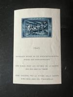 1945 Spendeblock Block * mit  Falz   (A609)