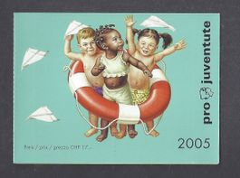2005 Pro Juventute Markenheftchen 54 "Kinderrechte" ERSTTAG