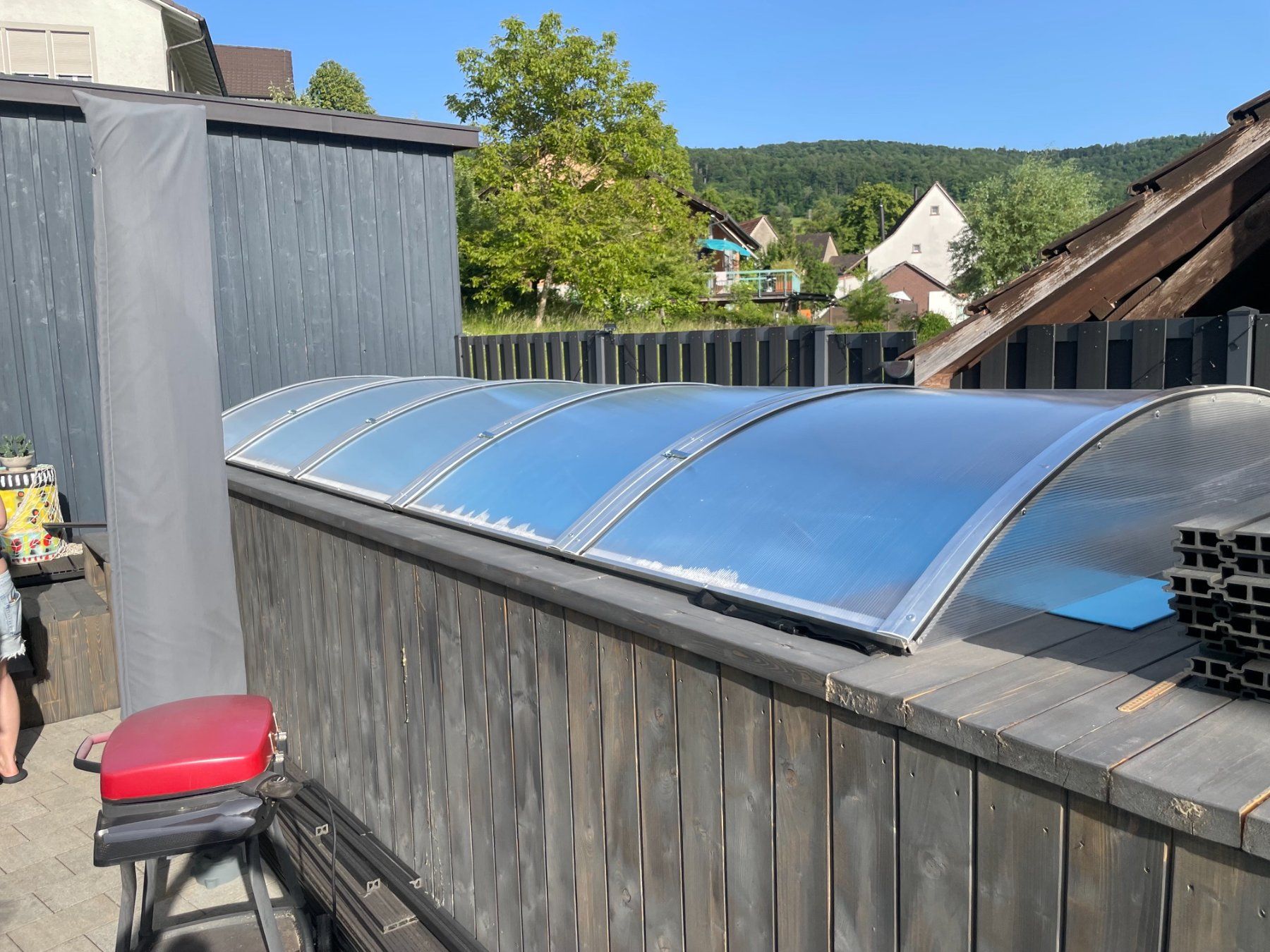 Altri materiali da costruzione: Poolabdeckung neu – Nuovo (secondo la descrizione) da Wegenstetten venduto da autodienstleistungen