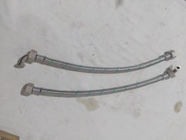 Verbindungsschläuche, Panzerschläuche, 2 Stk 3/4 Zoll