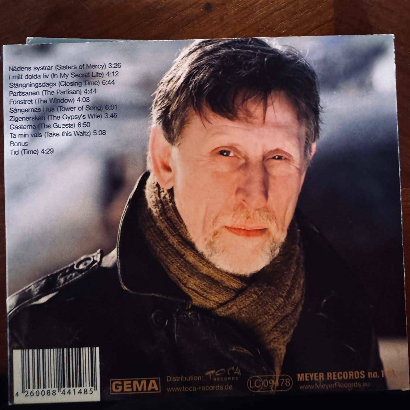 CD: Peter Stirner Marika Cailly CD Leonard Cohen  Schwedisch – Usato da Merligen venduto da barratt 1