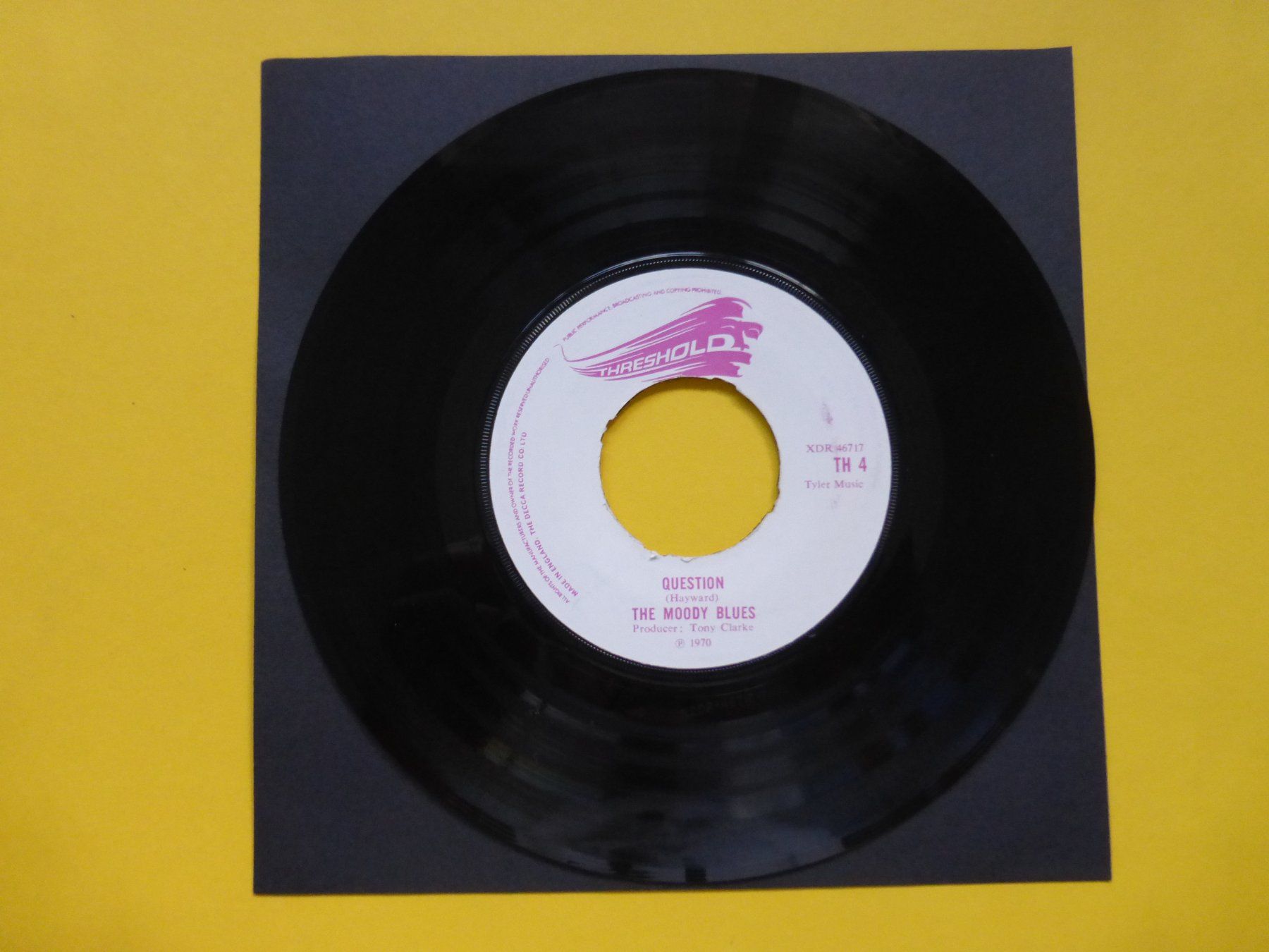 Dischi in vinile: The Moody Blues – Question – Usato da Zürich venduto da Swiss57