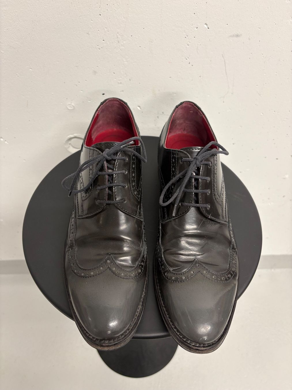 Navyboot Scarpe da donna: Navyboot Schnürschuhe Gr. 39 Leder schwarz grau Budapester – Usato da Regensdorf venduto da secondchancefashion 3