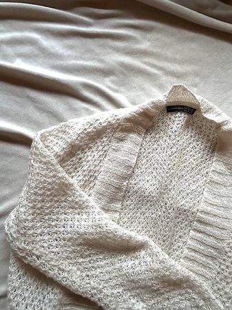 Strickjacke beige