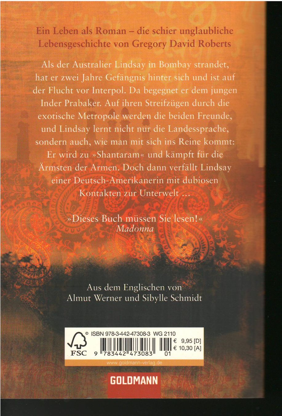 Libri: Gregory David Roberts  -  Shantaram – Usato da Lyss venduto da Zon 1