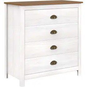 Cassettiere: Commode MUTONI Espira blanc en pin et top bois, neuf – Nuovo e nell'imballaggio originale da Biel/Bienne venduto da no_seb