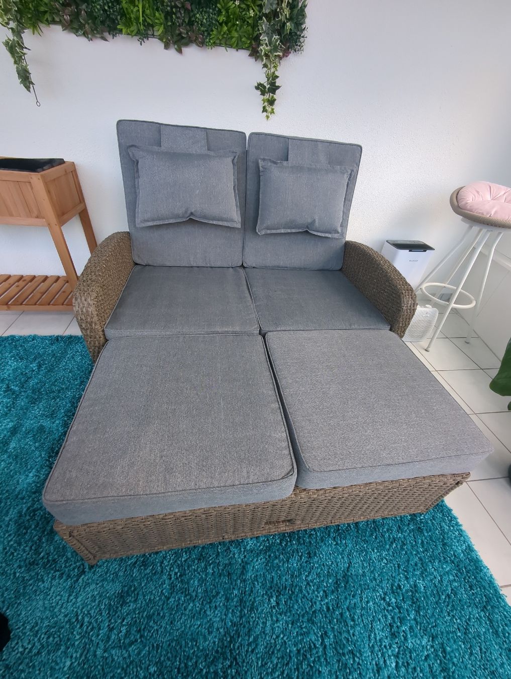 Divani: Gartenlounge Rattan mit Liegefunktion – Nuovo (secondo la descrizione) da Birsfelden venduto da DealWithStil 1