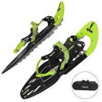 ALPIDEX Schneeschuhe Lime & Tragetasche