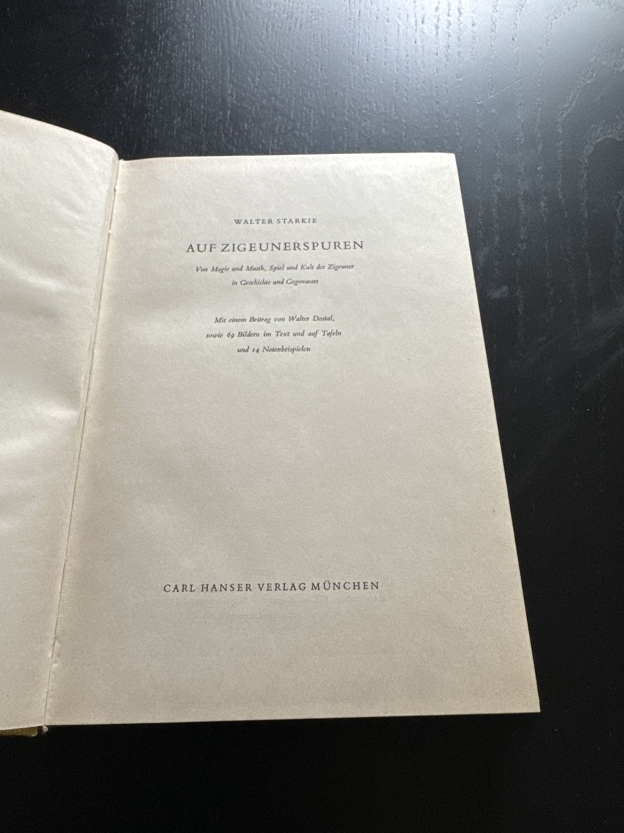 Bücher: Auf Zigeunerspuren – Gebraucht aus Erstfeld von Uhu1980 1