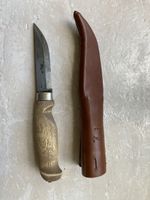 Marttiini Messer mit Lederscheide aus Finnland gebraucht
