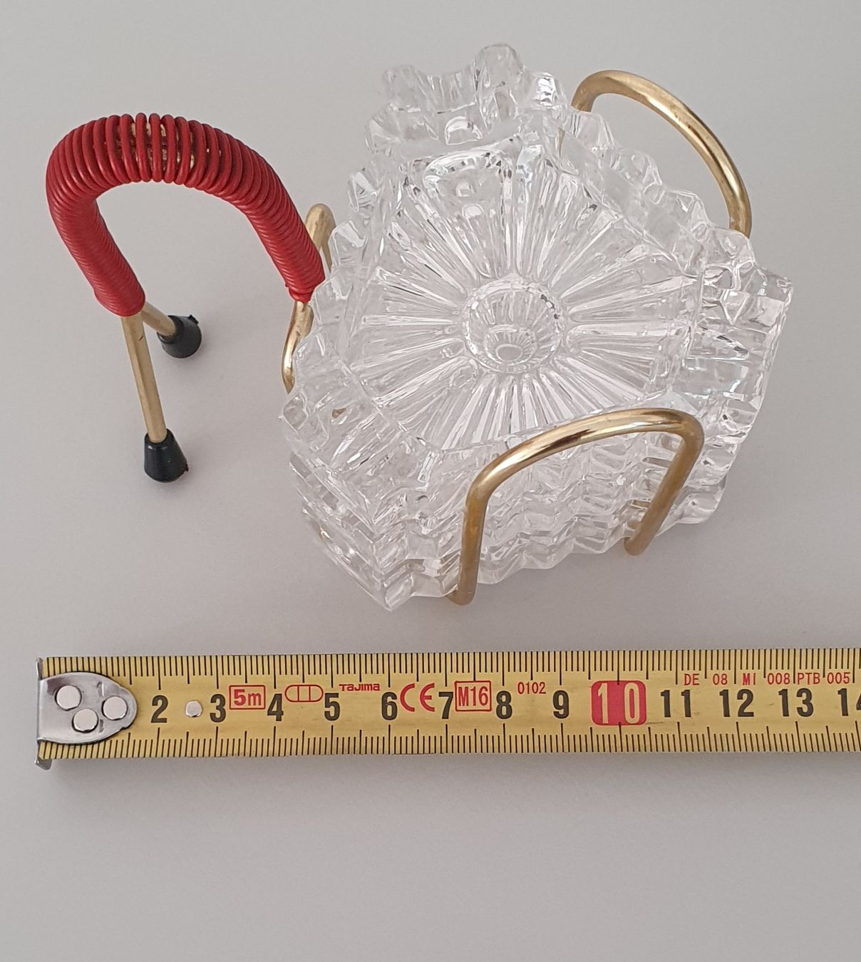 Aschenbecher: Aschenbecher Glas 3er Set mit Halter vintage – Gebraucht aus Kreuzlingen von Rschweiz1 2
