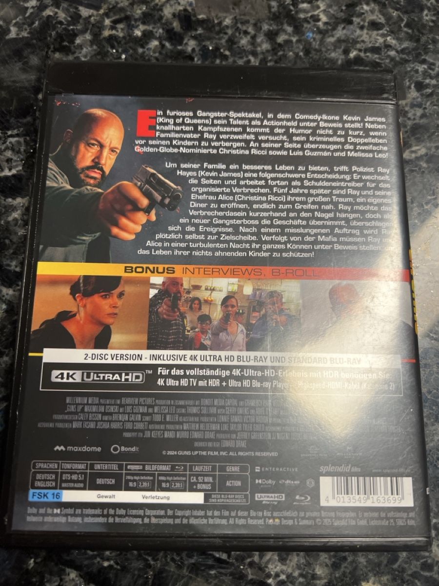Tutti i DVDs: Guns Up  Limitierte Edition  4K Ultra HD vergriffene Version – Nuovo (secondo la descrizione) da Buckten venduto da Dominoluna 1