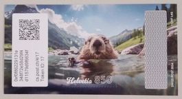 Swiss Crypto Stamp 4.0 ID 17 "Schwimmen" mit NFT