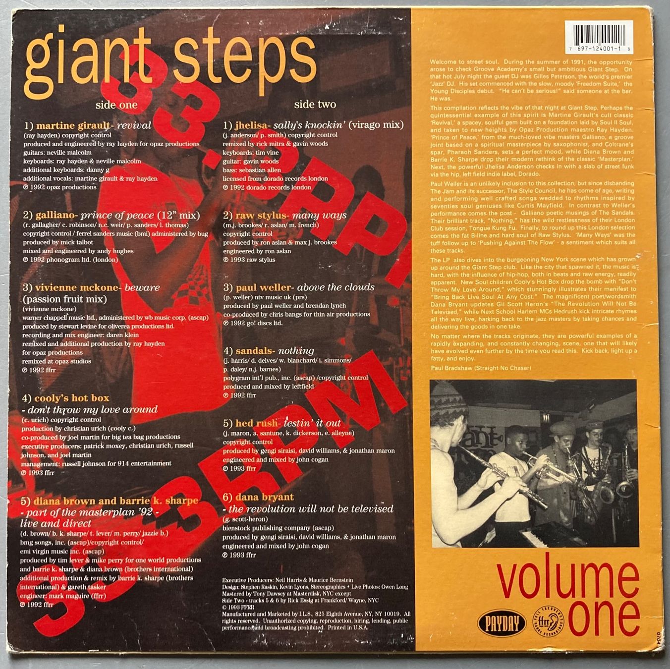Schallplatten: DIVERS ARTISTES - GIANT STEPS VOLUME ONE – Gebraucht aus Poliez-Pittet von Newtown-Records 1