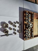 Schneideisen Set La Filiere LC in Holzkiste gebraucht
