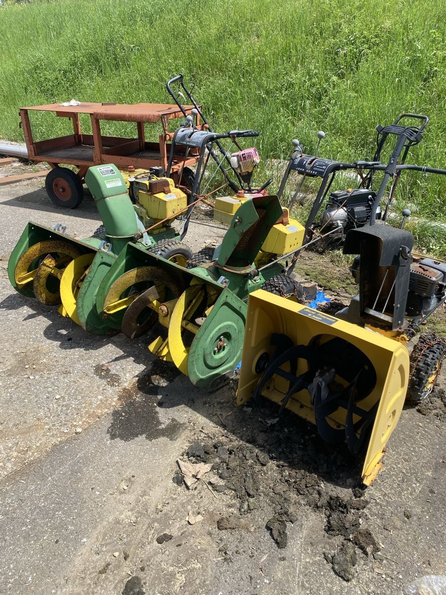 Toutes les machines: Déneigeuse John Deere défectueuses – Défectueux à la chaux de fonds par Britchon1 1