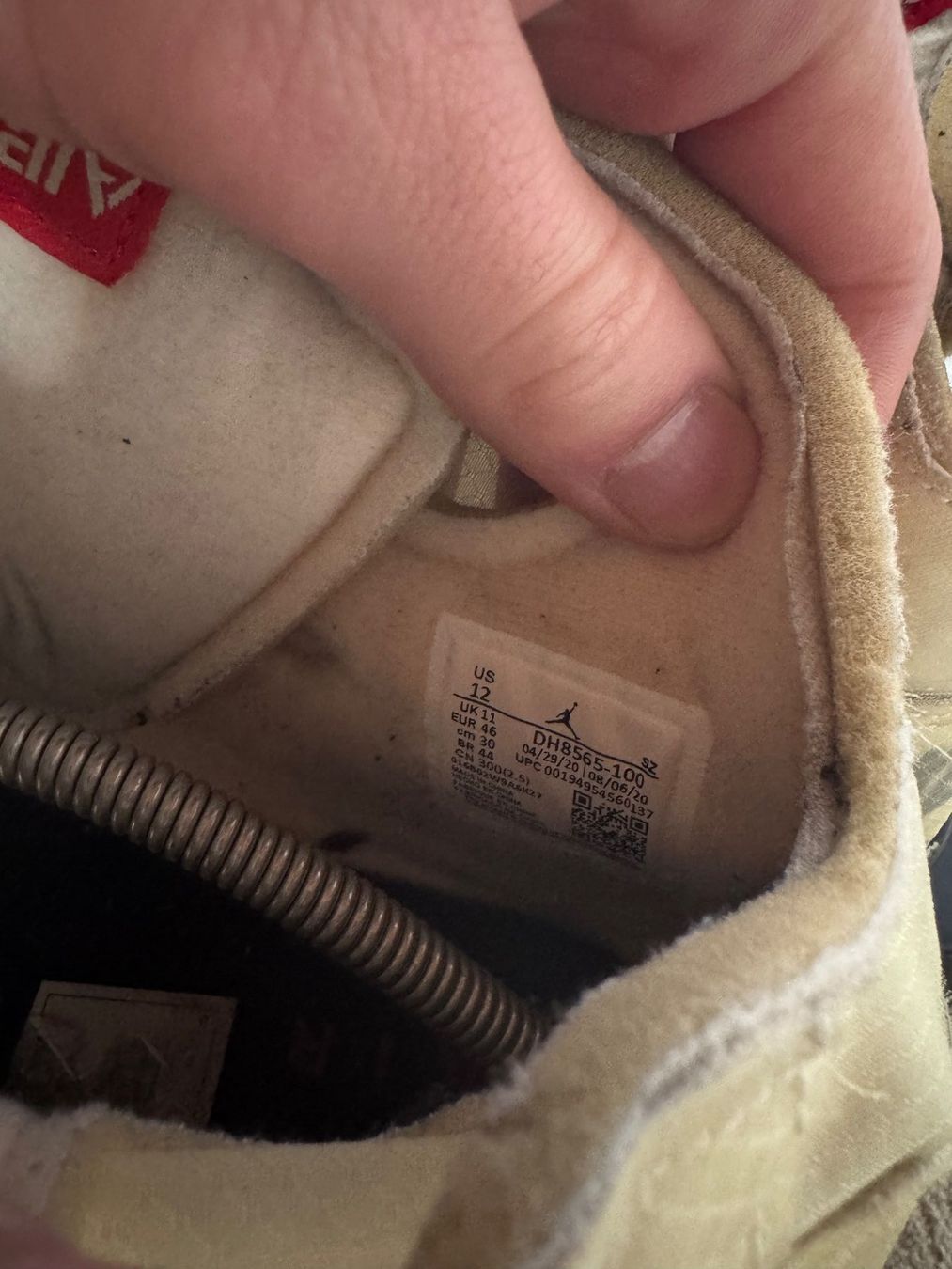 Off-White Scarpe da uomo: Jordan 5 Off White Sail – Usato da Visperterminen venduto da lgresell 5