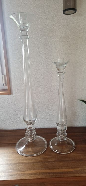 Lot De 2 Bougeoirs Anciens Hauteur Réglable (Gebraucht) In Crans