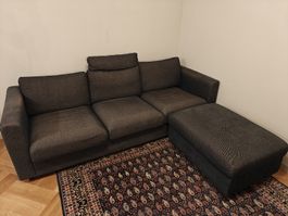 Ecksofa von IKEA in grau mit Stauraum