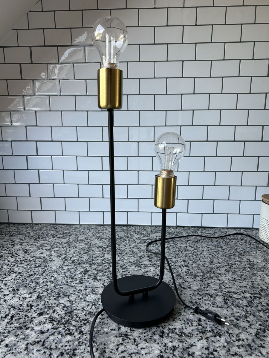 Lampen: Tischlampe mit Goldfassungen – Gebraucht aus Biberist von Blatter123456789