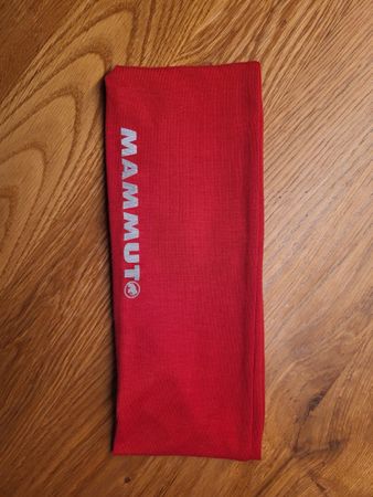 Mammut Stirnband Headband rot dünn