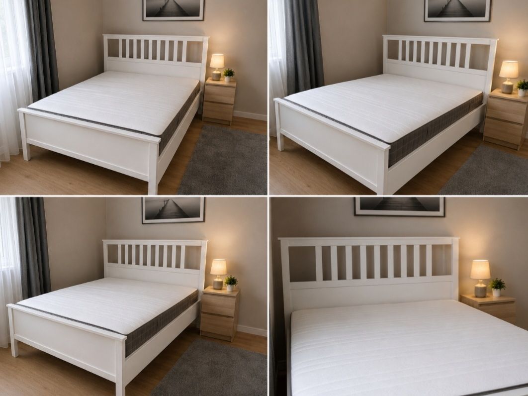 Letti: lit blanc avec matelas – Usato da Worben venduto da M.seydoux 1
