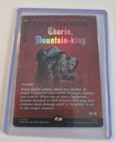 Hobbit MTG - Thorin, Mountain King BOOK COVER + FOIL 243 - M