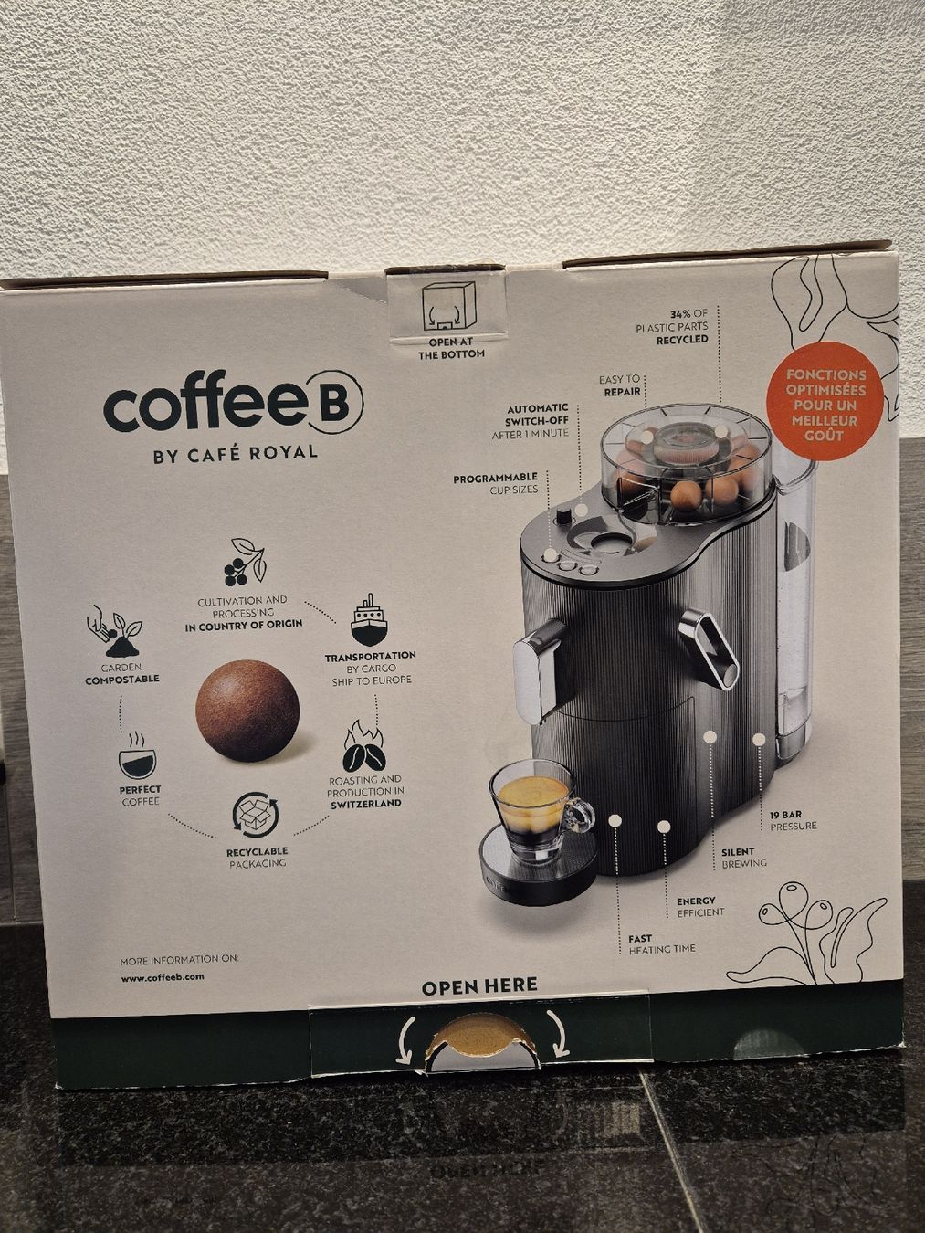Coffee B Macchine per caffè & Macchine per espresso: Coffee B Globe black – Usato da Therwil venduto da moeggli 6