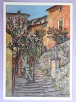 Strada in Gandria col Oleandri