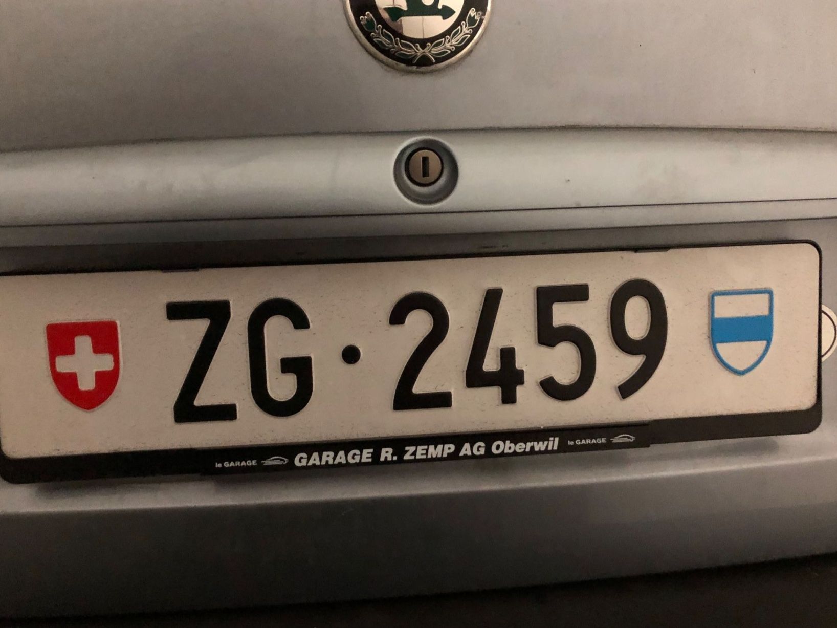 Insegne: Autokennzeichen ZG 2459 – Usato da Zug venduto da zusi01 1