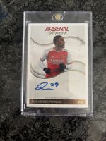 Arsenal Reiss Nelson Autogramm Karte