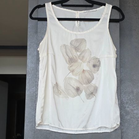 🐸 NILE TOP 100% SEIDE PHYSALIS OBERTEIL BLUSE