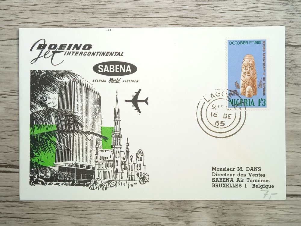 TR87 Enveloppe + Timbre Nigeria 1965 Theme Aviation | Kaufen auf Ricardo