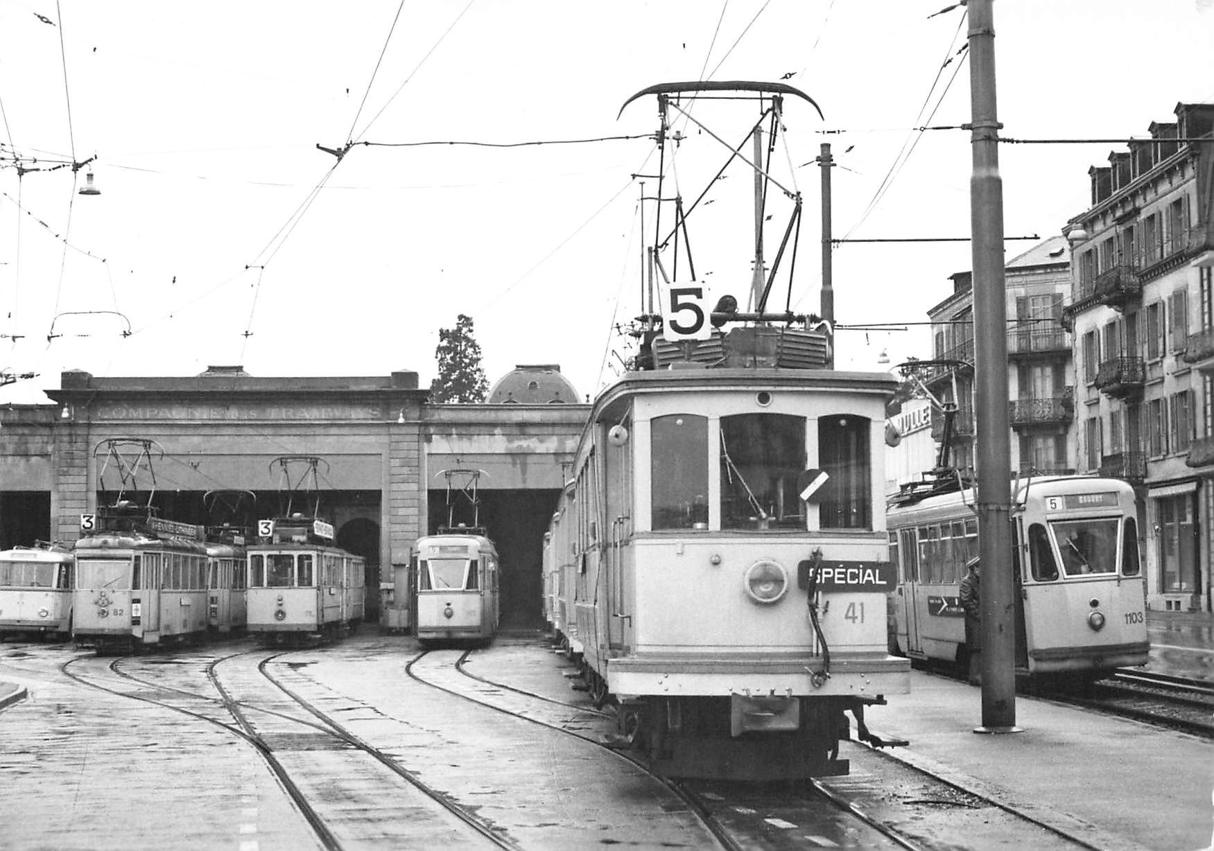 Cartes postales: TN Neuchatel Bahnhof Straßenbahn – D'occasion à Biasca par Blenio71