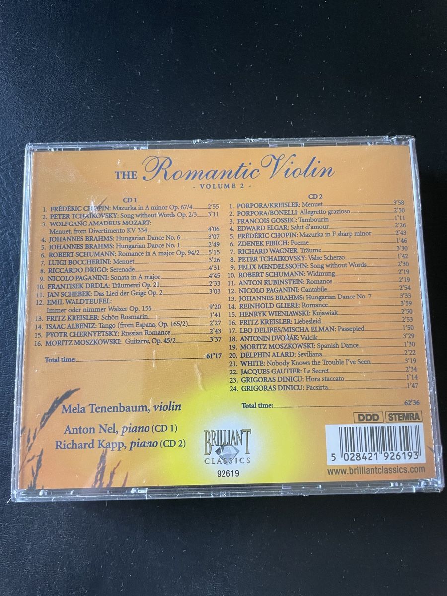 CDs: CD Compilation The Romantic Violin Volume 2 2CDs neu – Neuf (Voir description) à Blauen par jakob.ae 1