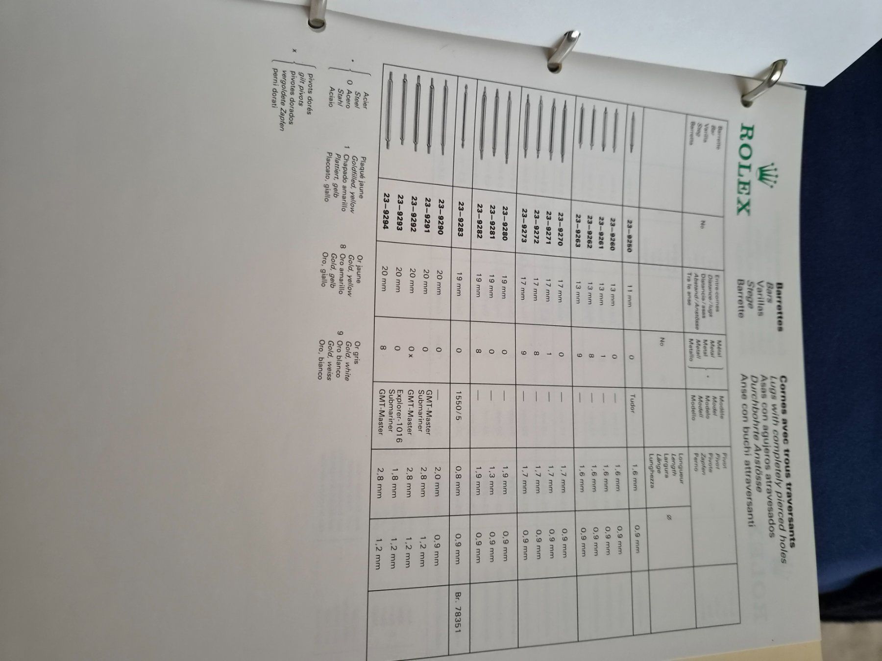 Libri: Rolex Ersatzband Katalog R8 2004 – Usato da Stäfa venduto da Brunati-Uhren 8