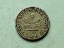 Deutschland - 5 Pfennig 1949 J, Bank Deutscher Länder