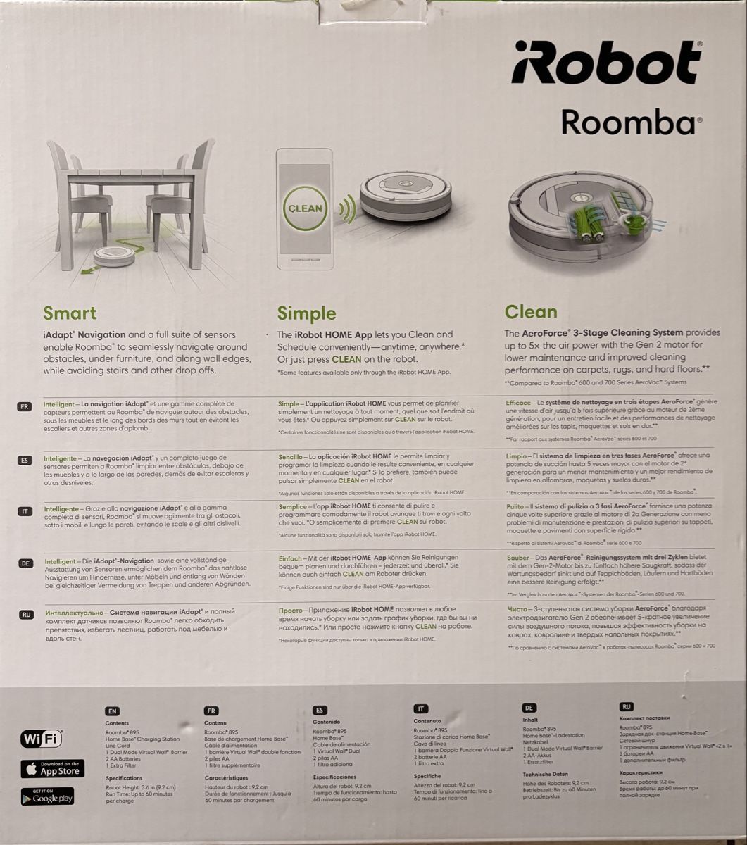 Irobot Aspirateurs & Accessoires: iRobot Roomba 895 Saugroboter neu – D'occasion à Morschach par Butterbrot9000 1