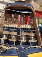 Sommer-Picknick Rucksack für 4 Personen, neuwertig!