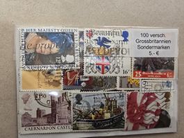 100 diverse Briefmarken Grossbritannien - Sonderposten!