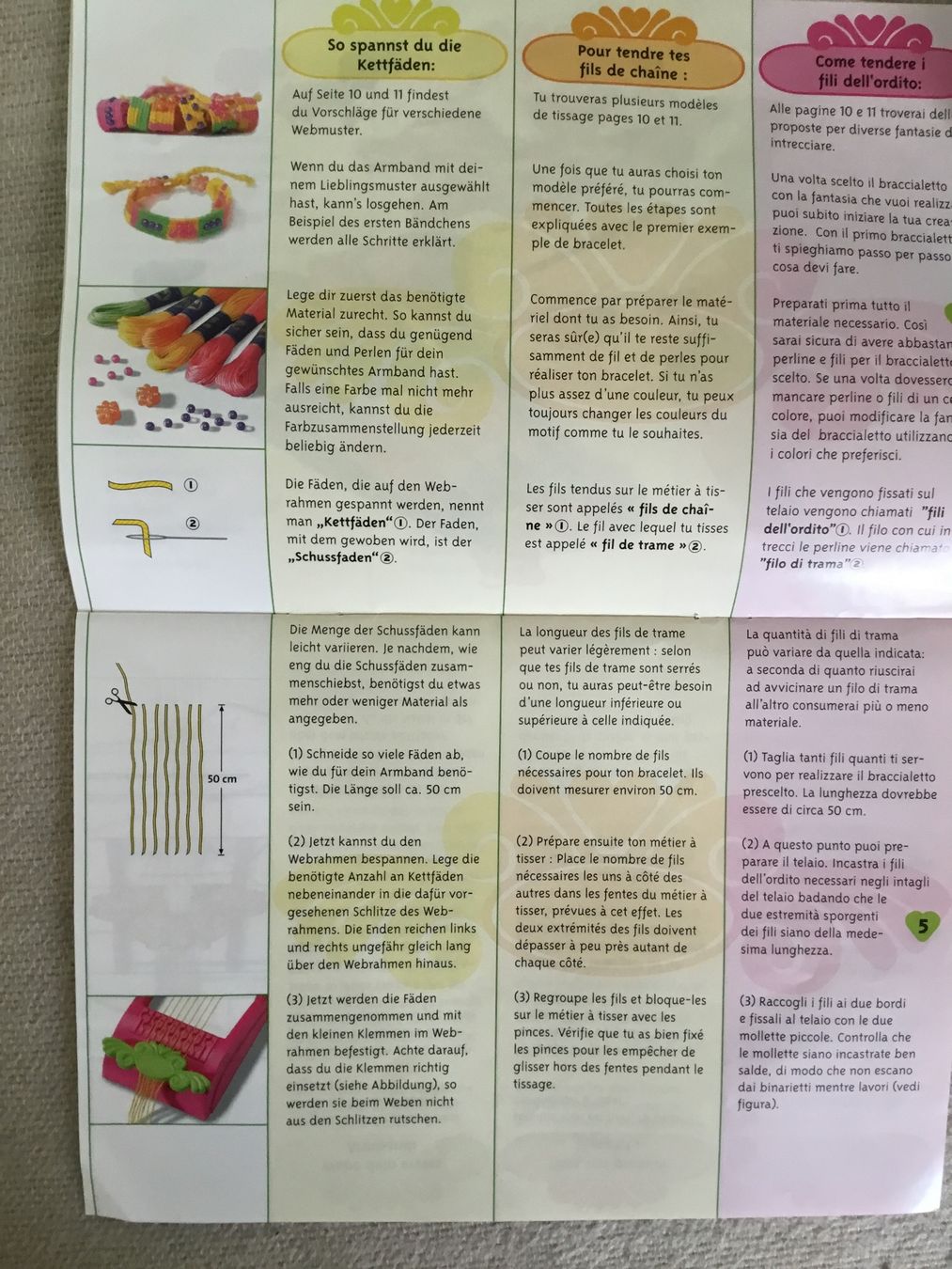 Kit bricolage: 2 Bastelset,Papierperlen selber machen,Freundschaftsbändchen – Usato da Diessenhofen venduto da quinto9 2
