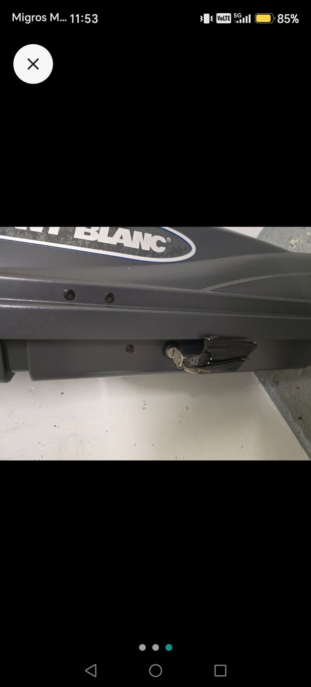 Montblanc Dachboxen: Dachbox Mont Blanc schwarz nicht gebraucht – Neu (gemäss Beschreibung) aus Malans GR von nig_nk8t 2