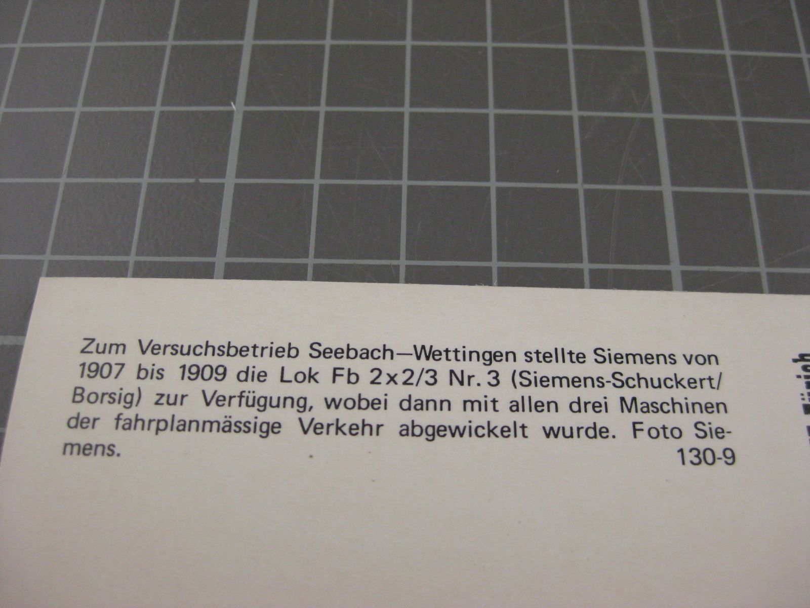 Cartoline postali: SBB Versuchslok Seebach Wettingen Nr 3 – Usato da Malters venduto da Marosko 2