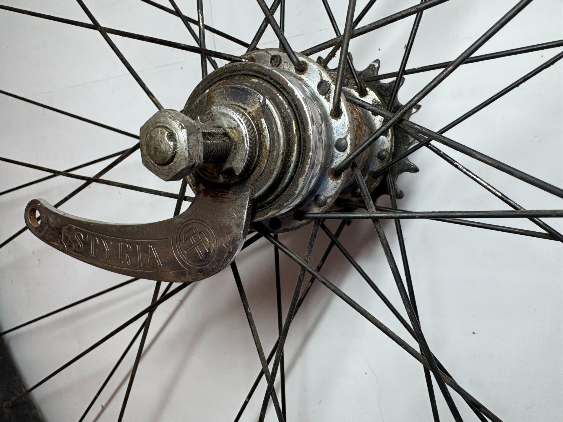 Pneumatici & Ruote complete: Velo Hinterrad mit Styria Nabe, Eingang, Rücktritt, Retro – Usato da Herzogenbuchsee venduto da chisu51 2