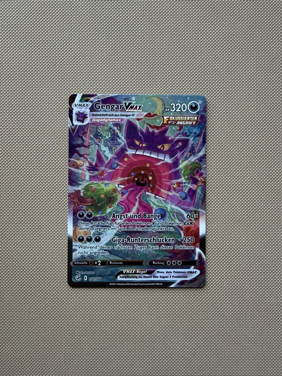 Pokémon Carte collezionabili: Gengar Vmax #271 – Nuovo (secondo la descrizione) da Au SG venduto da Bego1